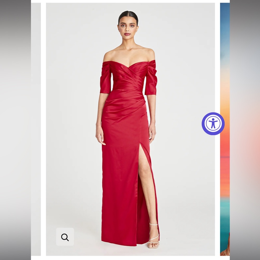 Theia Sienna Off The Shoulder Gown